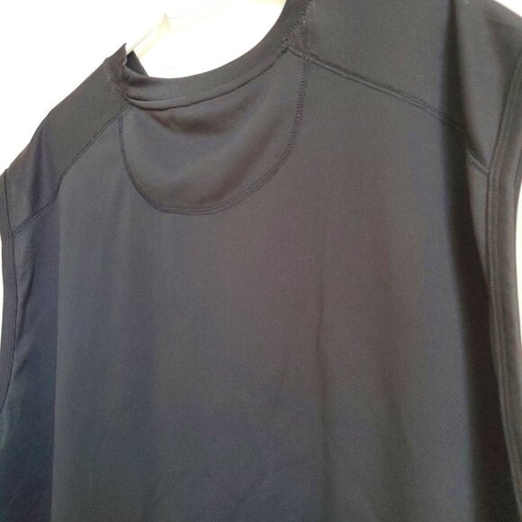 Men's Sportek Athletic Muscle Tank, Black, XL - Picture 5 of 6